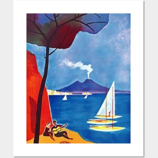 Vintage Travel Art - Naples Posters and Art